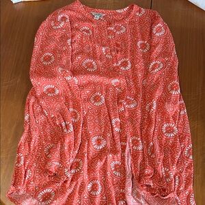 Lucky Brand Orange Tunic